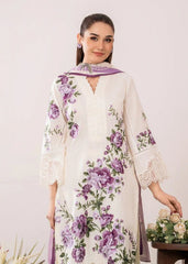 Sahibas By Mirza - 3Pc Premium Lawn Embroidered Suit - A815