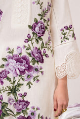 Sahiba's - 3Pc Unstitched Lawn Embroidered Suit - A218