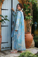 Rang Rasiya - 3 Piece Unstitched Lawn Print Chiffon Dupatta Suit - A315