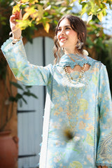 Rang Rasiya - 3 Piece Unstitched Lawn Print Chiffon Dupatta Suit - A315