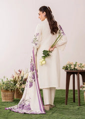 Sahibas By Mirza - 3Pc Premium Lawn Embroidered Suit - A815