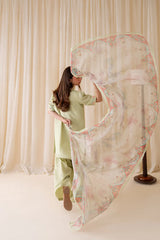 Shanze Tahir - 3 Piece Premium Lawn Embroidered Unstitched - A490