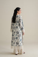 LULUSAR - 3PC PRINTED SILK EMBROIDERED SHIRT CHIFON PRINTED DUPATA