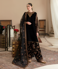Velvet 3PC Embroidered-BR 804