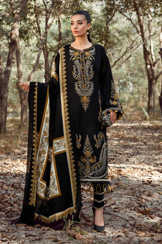 MARIA B DHANAK UNSTITCH DRESS 715