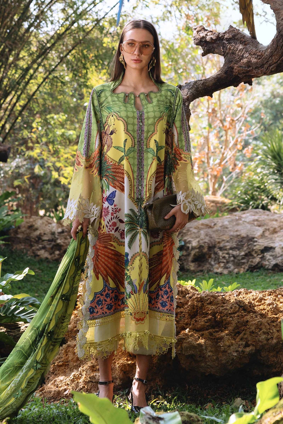 Maria B - 3 Piece Unstitched Embroidered Lawn Suit - A2905
