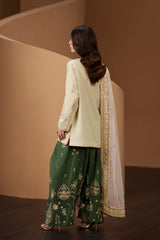 Ethnic  3PC WEDDING COLLECTION EMBROIDERED SUIT