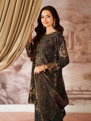 Mohagni - 3 Piece Unstithced Lawn Embroidered & Printed Dress - A325