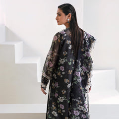 BAROQUE - 3 piece unstithced lawn printed suit - A366