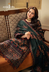 3PC DHANAK EMBROIDERED UNSTICHED SUIT 259