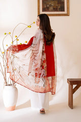 Shanze Tahir - 3 Piece Premium Lawn Embroidered Lawn Unstitched - A480