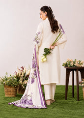 Sahiba's - 3Pc Unstitched Lawn Embroidered Suit - A218