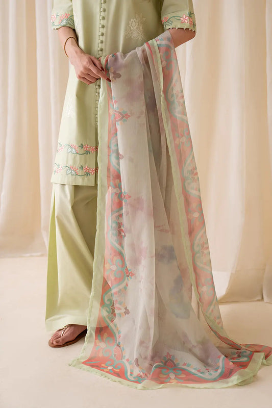 Shanze Tahir - 3 Piece Premium Lawn Embroidered Unstitched - A490