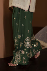 Ethnic  3PC WEDDING COLLECTION EMBROIDERED SUIT