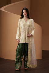Ethnic  3PC WEDDING COLLECTION EMBROIDERED SUIT