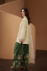 Ethnic  3PC WEDDING COLLECTION EMBROIDERED SUIT