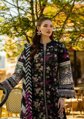 ELAF - 3 Piece Unstitched Lawn Embroidered & Printed Suit - A05
