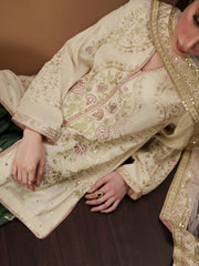 Ethnic  3PC WEDDING COLLECTION EMBROIDERED SUIT