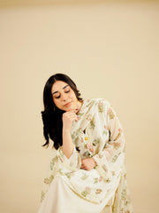 LILLY - 3PC PRINTED CHIFFON SHIRT CHIFFON DUPATTA VISCOSE INNER & TROUSER - A1002