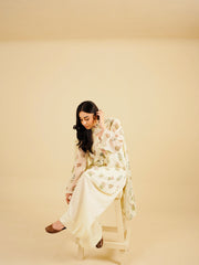 LILLY - 3PC PRINTED CHIFFON SHIRT CHIFFON DUPATTA VISCOSE INNER & TROUSER - A1002