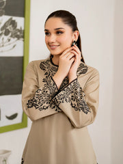 3PC DHANAK EMBROIDERED UNSTITCHED DRESS - 221