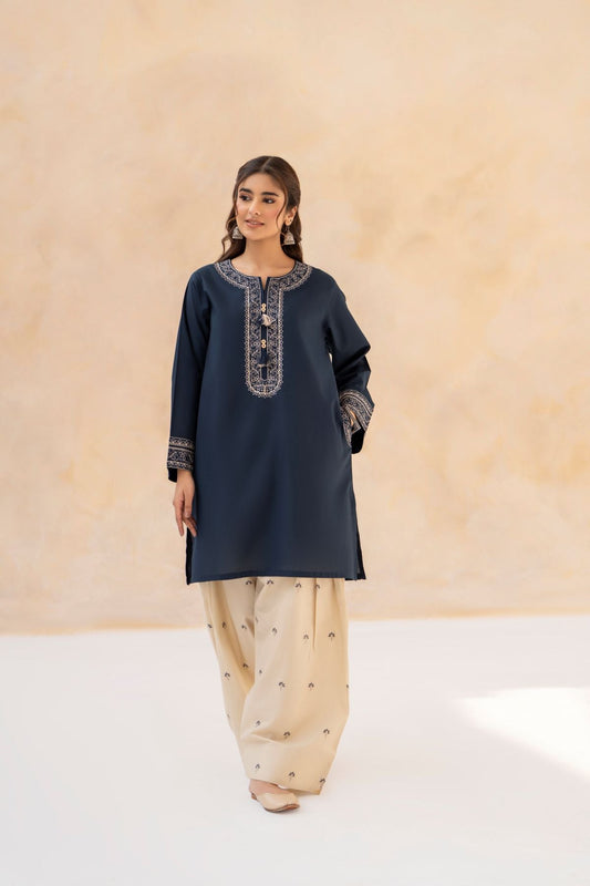 LAZULI-2PC LAWN EMBROIDERED SHIRT WITH LAWN EMBROIDERED TROUSER-A-305